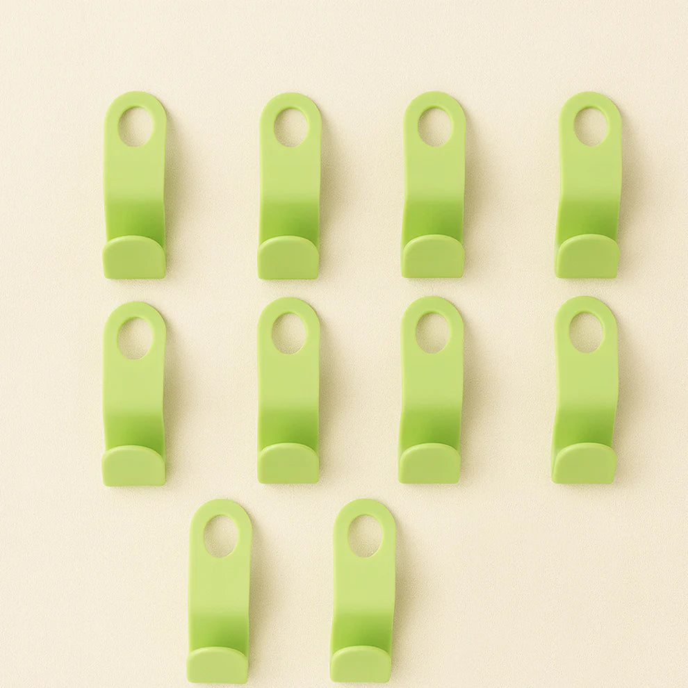 Multipurpose Plastic Hanger Hooks (10 Pc)
