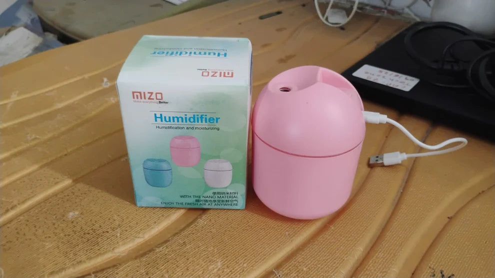 USB Mini Air Humidifier – 250ml Portable Cool Mist